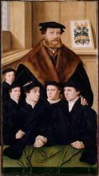 Philipp Von Gail et cinq de ses fils (Bartholomaeus Bruyn the Elder) - Muzeo.com
