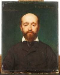 Portrait d'Aimé (?) Blondeau (Tony Robert-Fleury) - Muzeo.com