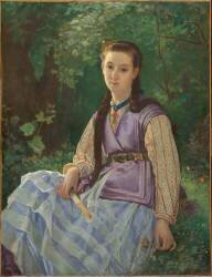 Portrait de Christine de Gobineau (1857-1944) (Germann-August von Bohn) - Muzeo.com