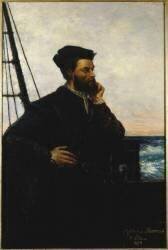 Portrait de Jacques Cartier (Auguste-Charles Lemoine) - Muzeo.com