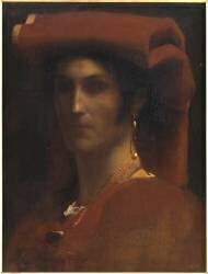 Portrait de Napolitaine (Charles François Sellier) - Muzeo.com