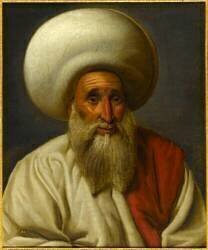 Portrait du cheikh Abdallah Al-Charkawi, président du Diwan du Caire (1740-1812) (Michel Rigo) - Muzeo.com