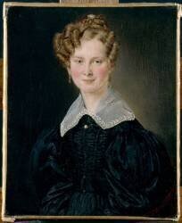 Portrait présumé de Marie-Elise Storm (Christian Albrecht Jensen) - Muzeo.com