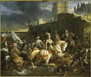 Prise de Calais par François duc de Guise, le 9 janvier 1558 (François Edouard Picot) - Muzeo.com