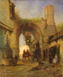 Rue à Beyrouth (Louis-Amable Crapelet) - Muzeo.com