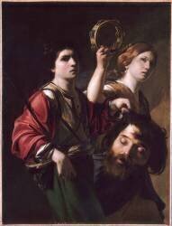 Triomphe de David sur Goliath (Bartholomeo Manfredi) - Muzeo.com