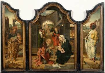 Triptyque de l'Adoration des mages (Maître de 1518) - Muzeo.com