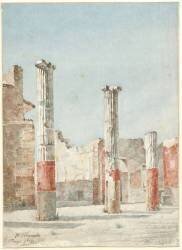 Vue des ruines de Pompéi (Désiré-Auguste Ghesquier) - Muzeo.com
