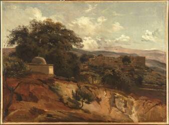 Vue prise à Broumâna, Liban (Antoine Alphonse Montfort) - Muzeo.com
