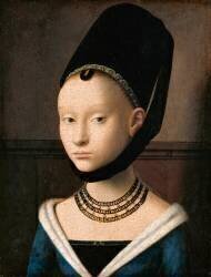 Portrait of a young lady (Petrus Christus) - Muzeo.com