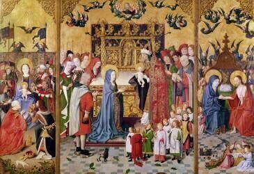 Retable des sept joies de la Vierge (Maître de la Sainte Parenté) - Muzeo.com