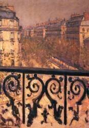 A Balcony in Paris (Gustave Caillebotte) - Muzeo.com