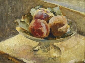 A Bowl of Peaches (Edouard Vuillard) - Muzeo.com