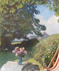 A Corner of the Garden (George Clausen) - Muzeo.com