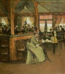 A Cup of Chocolate (John Lavery) - Muzeo.com