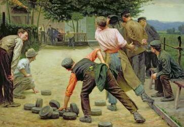 A Game of Bourles in Flanders (Remy Cogghe) - Muzeo.com