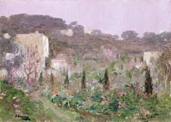 A Garden in the South of France (John Lavery) - Muzeo.com