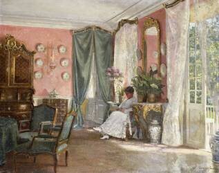 A Good Book (Adolf Heinrich Hansen) - Muzeo.com