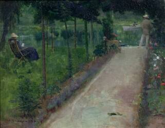A Grey Summer's Day (John Lavery) - Muzeo.com