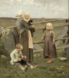 A la barrière de Dalby, à Skane (Hugo Fredrick Salmson) - Muzeo.com