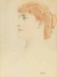 A Parisian Woman (Fernand Khnopff) - Muzeo.com