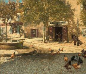 A Provencal Forge (Henry Herbert la Thangue) - Muzeo.com