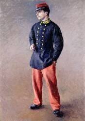 A Soldier (Gustave Caillebotte) - Muzeo.com