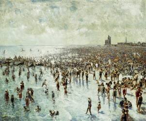 A Summer Afternoon at Coney Island (Henry Herman Roseland) - Muzeo.com
