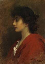 A Venetian Girl (Luke Fildes) - Muzeo.com