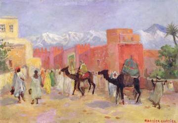 A Village in the Atlas Mountains (Lucie Ranvier-Chartier) - Muzeo.com