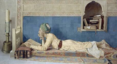 A Young Emir (Osman Hamdi Bey) - Muzeo.com