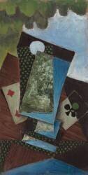 Ace of Clubs and Four of Diamonds (Juan Gris) - Muzeo.com
