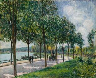 Allée of Chestnut Trees (Alfred Sisley) - Muzeo.com