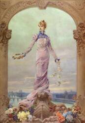 Allégorie de la Ville de Paris (Louise Abbéma) - Muzeo.com