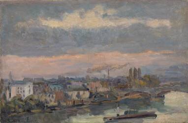 Along the Seine (Albert Lebourg) - Muzeo.com