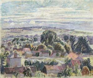 An English Landscape (Spencer Frederick Gore) - Muzeo.com