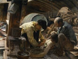 And they Still Say Fish is Expensive (Joaquin Sorolla y Bastida) - Muzeo.com