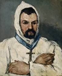 Antoine Dominique Sauveur Aubert, the Artist's Uncle, as a Monk (Paul Cézanne) - Muzeo.com
