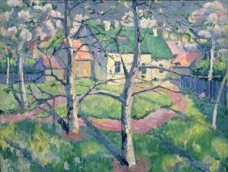 Apple Trees in Bloom (Kazimir Malevitch) - Muzeo.com