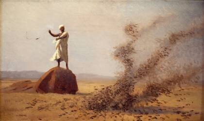 Arab scary of larks (Jean-Léon Gérôme) - Muzeo.com