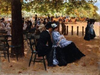 At the Racetrack (Giuseppe de Nittis) - Muzeo.com