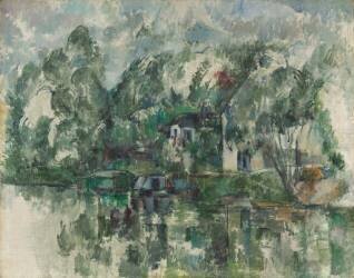 At the Water's Edge (Paul Cézanne) - Muzeo.com
