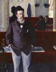 Au café (Gustave Caillebotte) - Muzeo.com