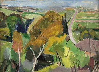 Autumn landscape (Mildred Bendall) - Muzeo.com