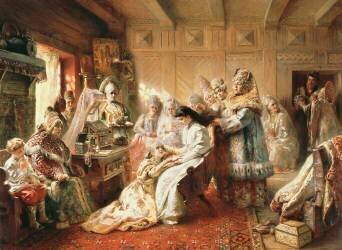 Avant le mariage (Constantin Makovski) - Muzeo.com