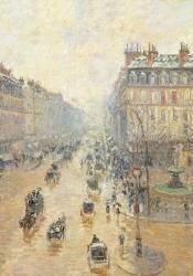 Avenue de l'Opéra à Paris (Camille Pissarro) - Muzeo.com