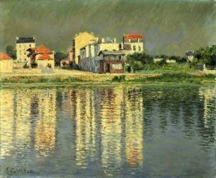 Banks of the Seine at Argenteuil (Gustave Caillebotte) - Muzeo.com