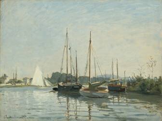 Bateaux de plaisance, Argenteuil (Claude Monet) - Muzeo.com