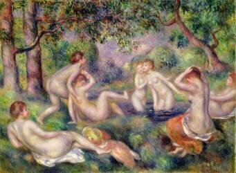 Bathers in the Forest (Auguste Renoir) - Muzeo.com