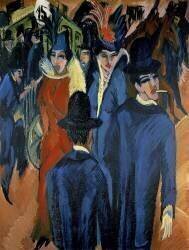 Berlin Street Scene (Ernst Ludwig Kirchner) - Muzeo.com